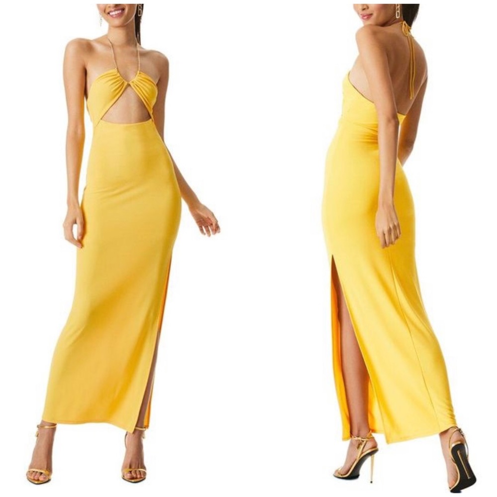 Alice &Olivia, 0, SARIYA cut-out, midi dress
